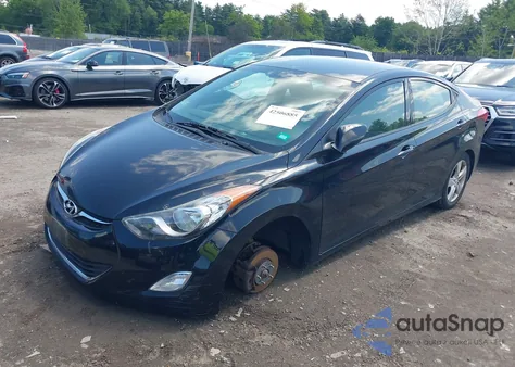 2013 Hyundai Elantra Gls z USA, uszkodzony, nr VIN 5NPDH4AE0DH298618